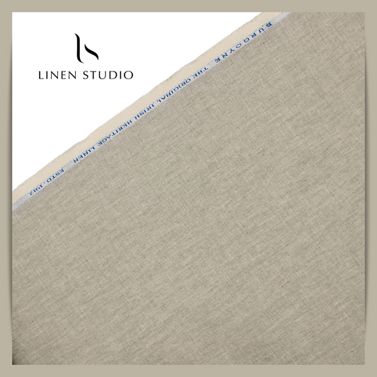 Burgoyne Premium Linen Suiting - Oatmeal (Summer Collection)