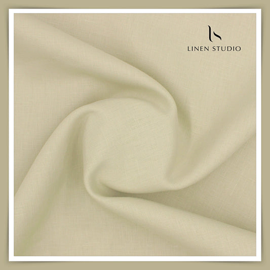 Burgoyne Premium Linen Suiting - Pastel Beige (Summer Collection)
