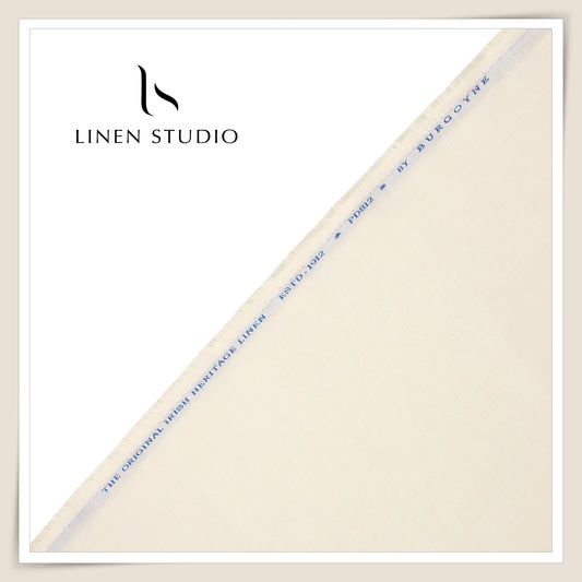 40 Lea Premium Linen Suiting by Burgoyne - Antique Cream (NEW)