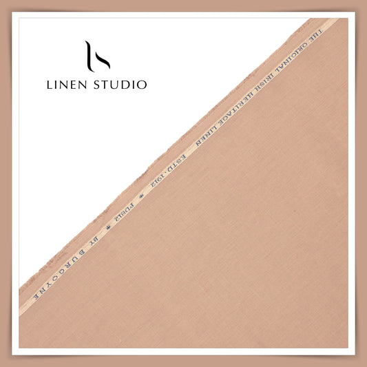 Burgoyne Premium Linen Suiting - Pale Taupe (NEW) (Summer Collection)