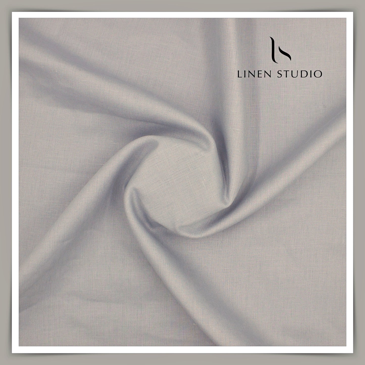 Burgoyne Premium Linen Suiting - Cloud Grey (Summer Collection)