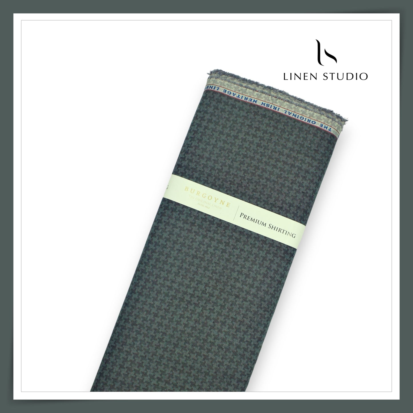 Burgoyne 70 Lea Premium Linen Jacquard Shirting - Retro Checks (NEW)
