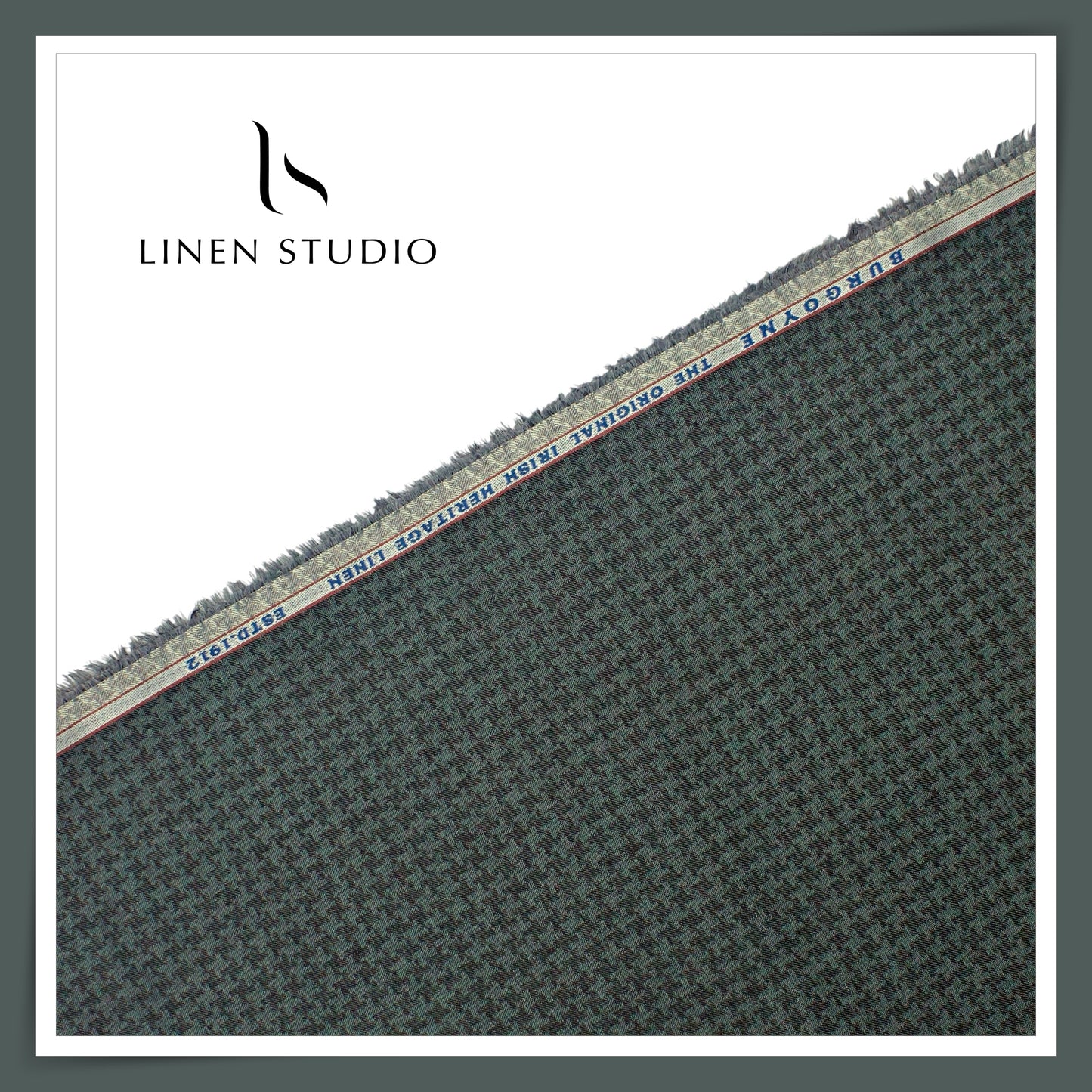 Burgoyne 70 Lea Premium Linen Jacquard Shirting - Retro Checks (NEW)