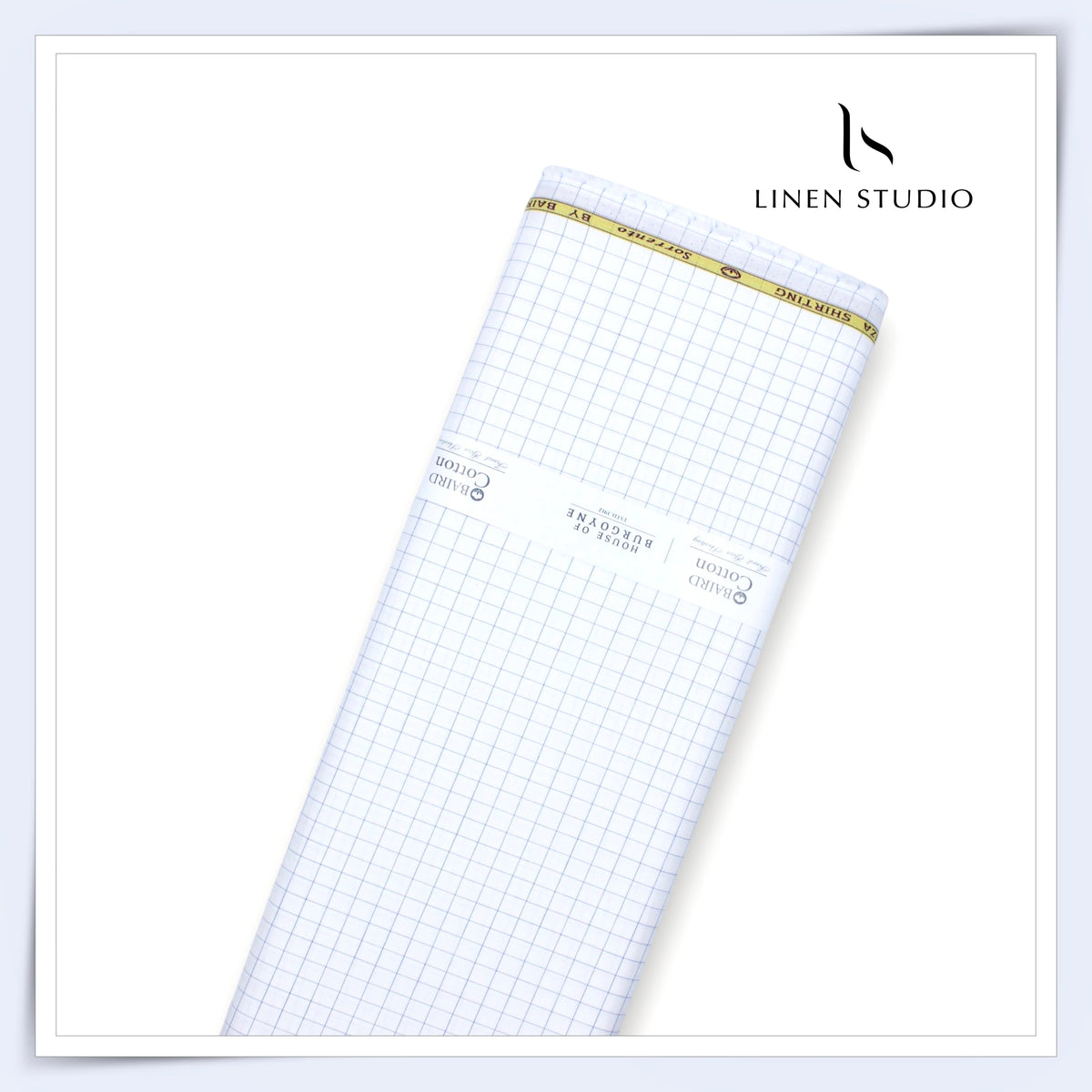 100% Finest Giza Cotton Shirting by Burgoyne - San Frisco 439 (NEW)