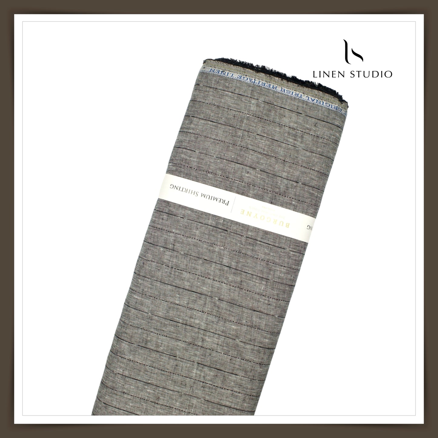 60 Lea Pure Linen Shirting by Burgoyne - 17623/02 (NEW) (Limited Stock)