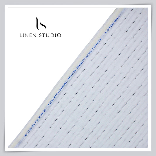 60 Lea Pure Linen Shirting by Burgoyne - 17628/02 (NEW) (Limited Stock)