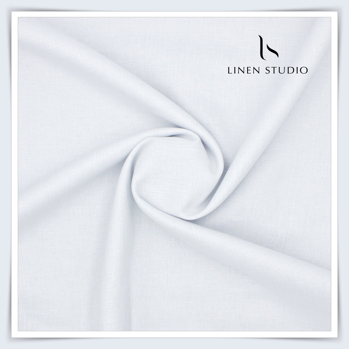 Burgoyne 70 Lea Exclusive Linen Shirting with FULL SILVER ZARI (Zoom In)