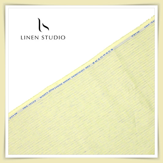 80 Lea Premium Shirting by Burgoyne - Mimosa Stripes (NEW)