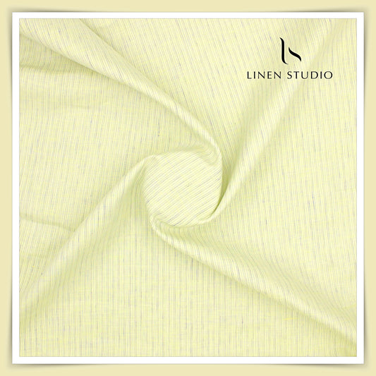 80 Lea Premium Shirting by Burgoyne - Mimosa Stripes (NEW)