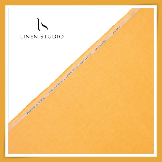 80 Lea Premium Shirting by Burgoyne - Kesari Aam Stripes (NEW)