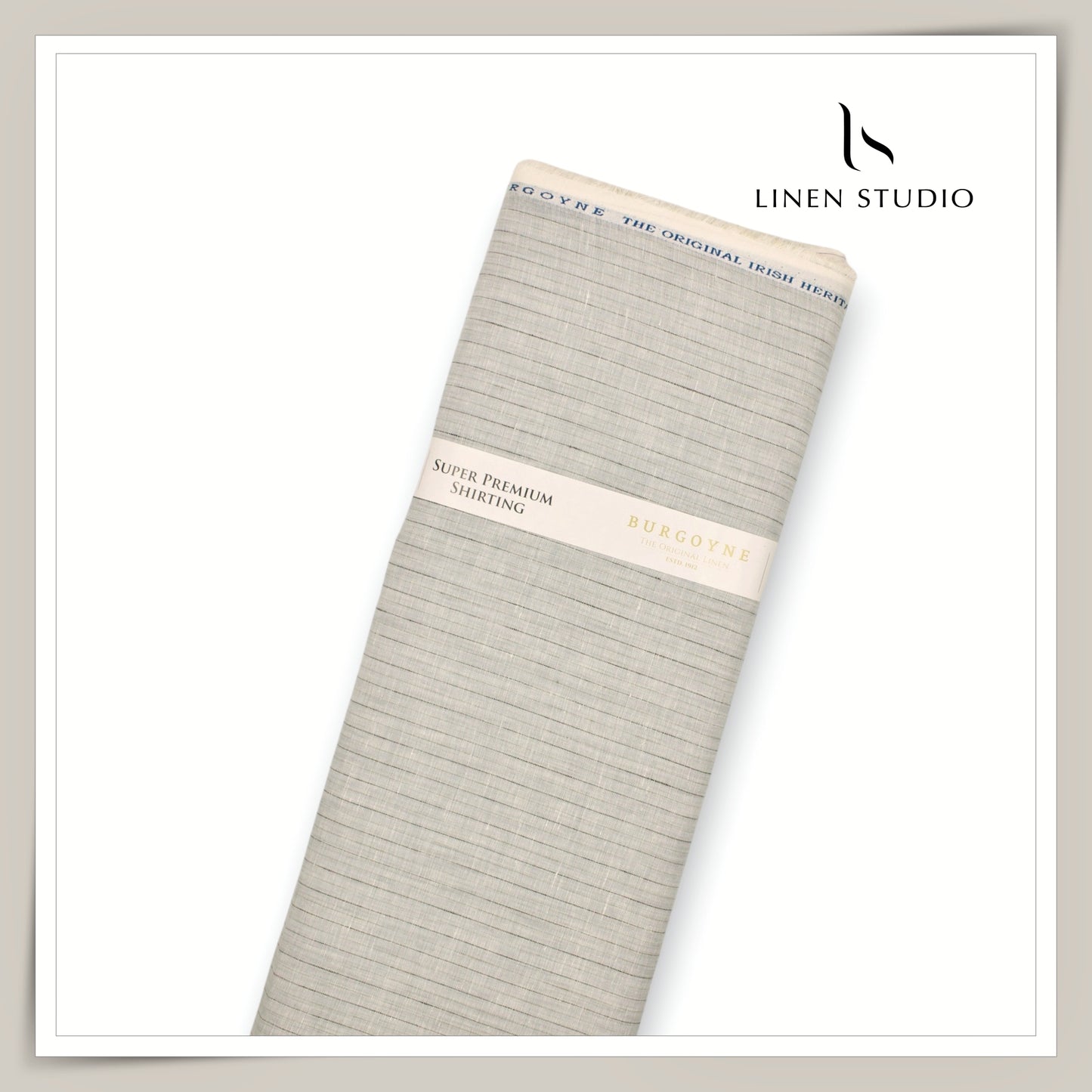 80 Lea Pure Linen Premium Shirting by Burgoyne - 13044/02 (NEW)