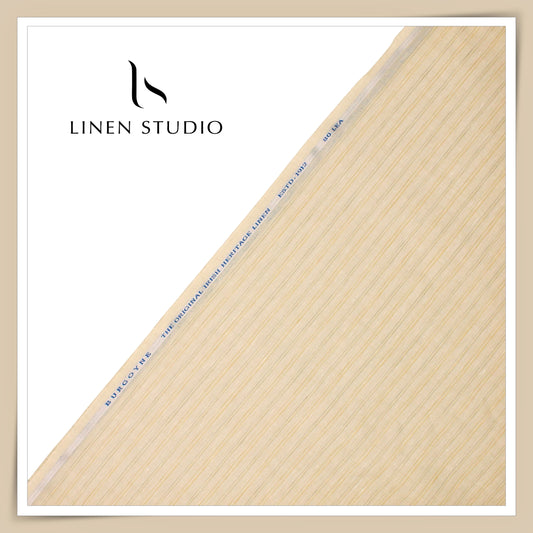 80 Lea Pure Linen Premium Shirting by Burgoyne - 13652/01 (NEW)