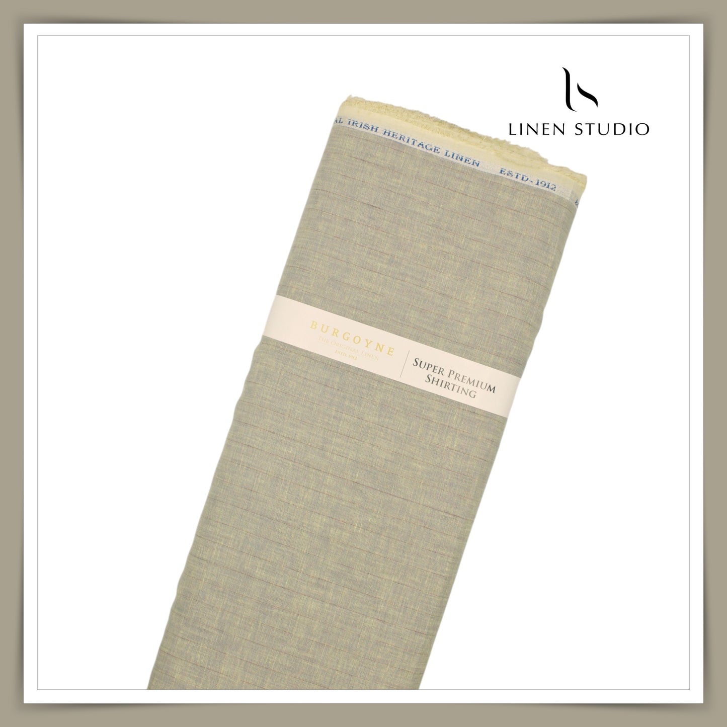 80 Lea Pure Linen Premium Shirting by Burgoyne - 14092/04 (NEW)