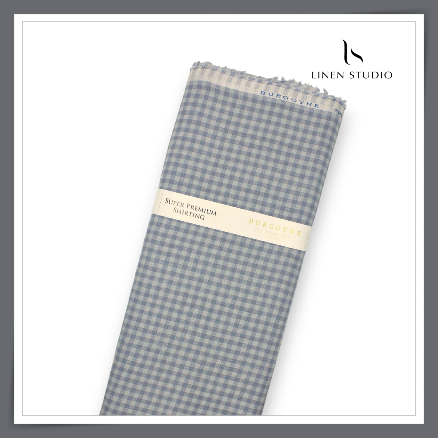 80 Lea Pure Linen Premium Shirting by Burgoyne - 14177/01 (NEW)