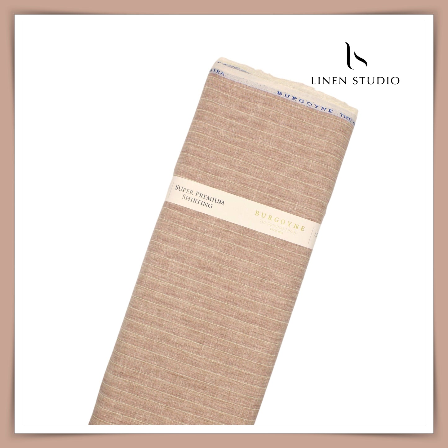 80 Lea Pure Linen Premium Shirting by Burgoyne - 17010/01 (NEW)