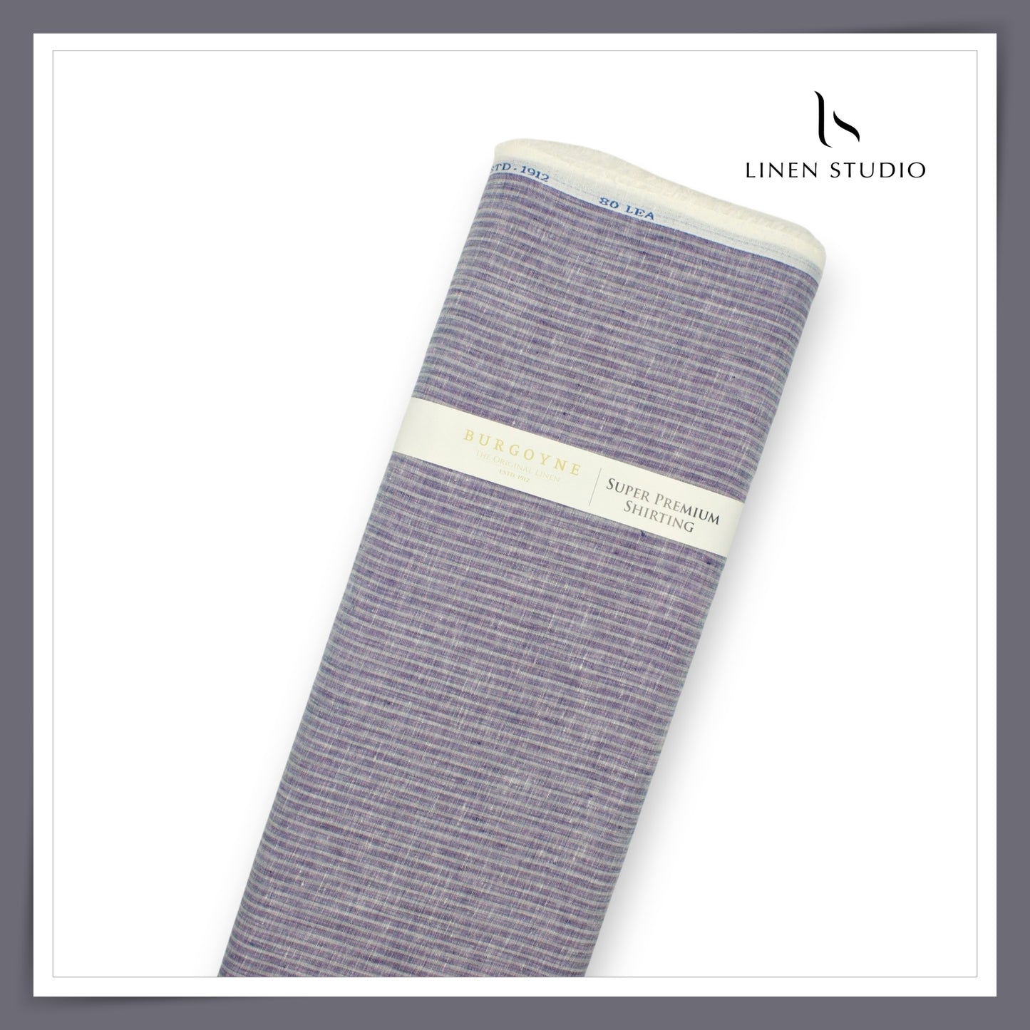 80 Lea Pure Linen Premium Shirting by Burgoyne - 17204/01 (NEW)