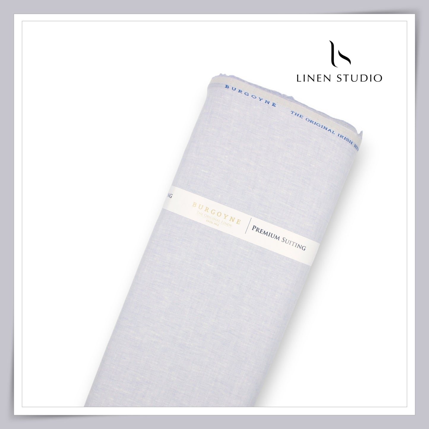 Burgoyne Pure Linen 60 Lea Twill Premium Suiting - Light Lavender (NEW)