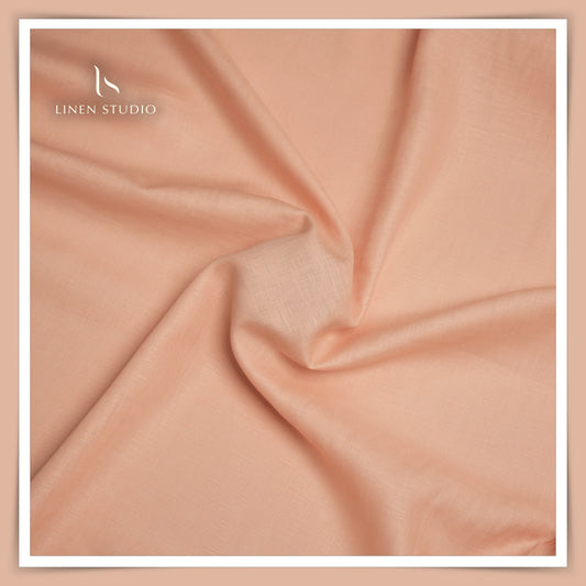 Burgoyne Premium Linen 70 Lea - Melon Orange (Last few mtrs)