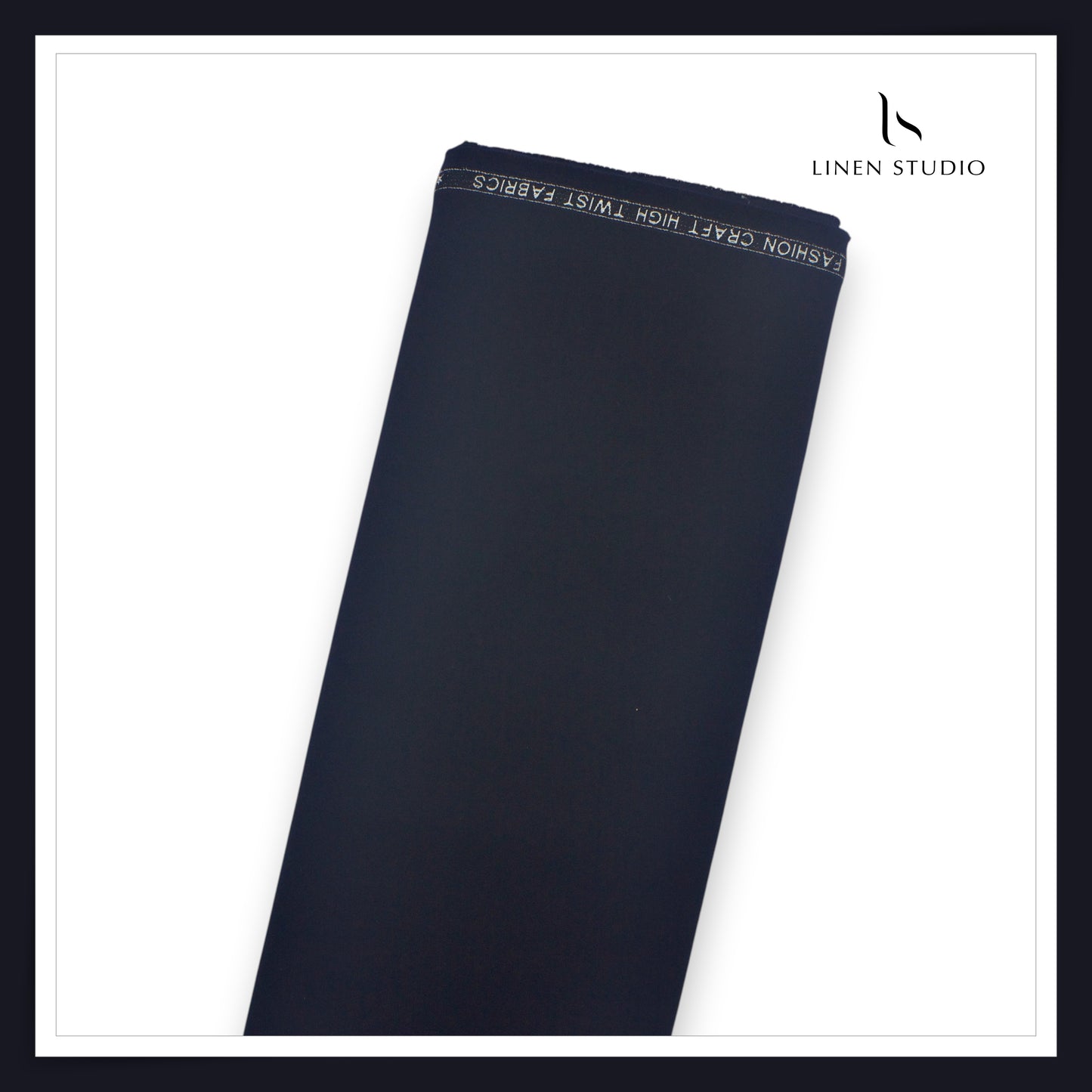 GABANA FROM INDONESIA HIGHEST QUALITY 120'S POLYNOSIC SUITING - DARK BLUE (NEW)
