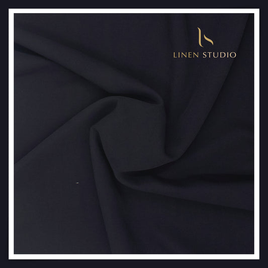 GABANA FROM INDONESIA HIGHEST QUALITY 120'S POLYNOSIC SUITING - DARK BLUE (NEW)