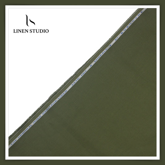 Burgoyne Premium Linen 70 Lea - Olive Green (NEW)