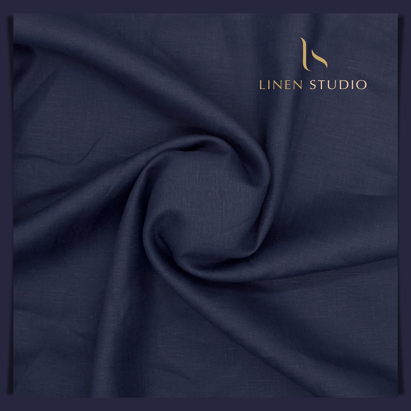 Burgoyne Premium Linen 70 Lea - Deep Ink Blue (NEW)