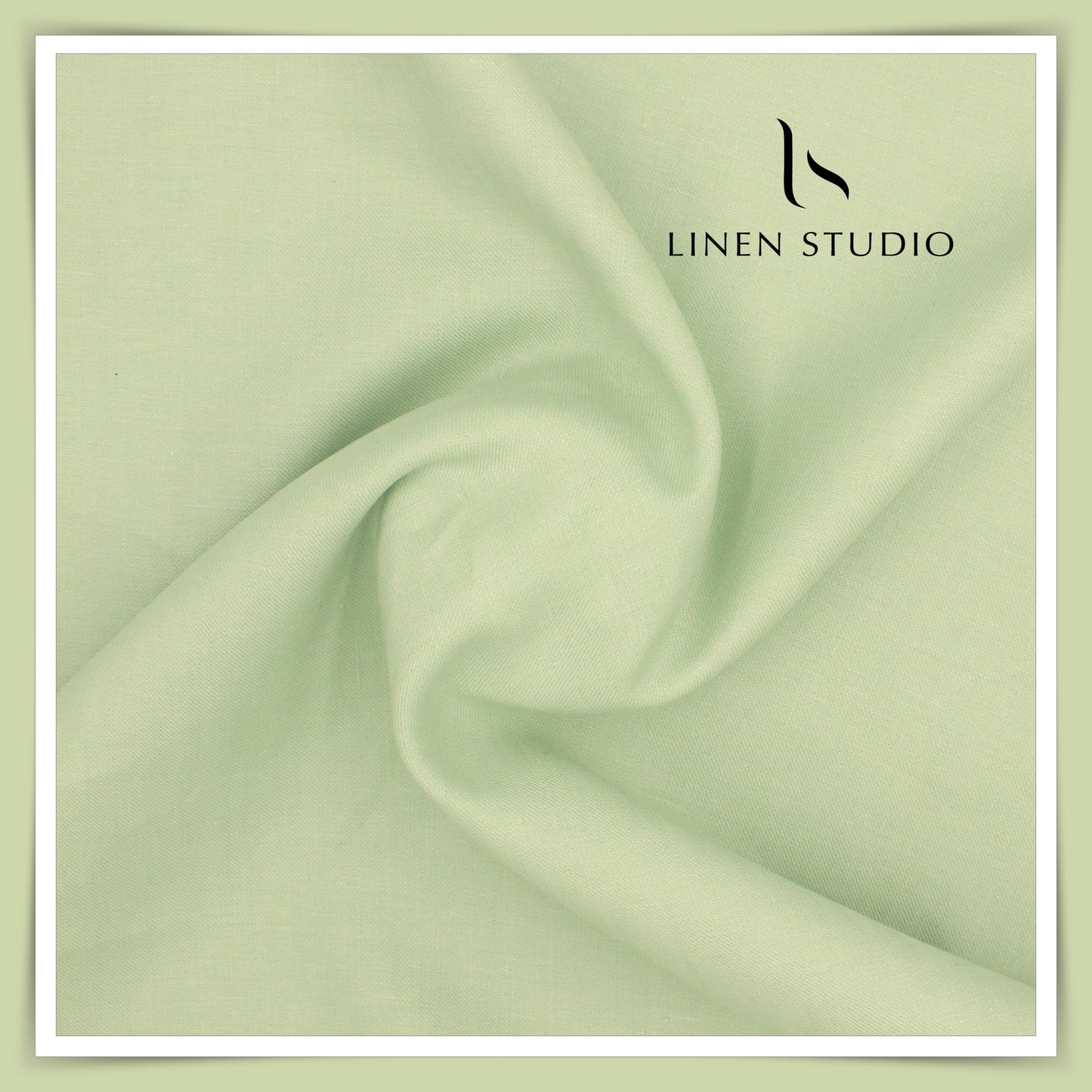 Burgoyne Pure Linen Premium Suiting - Pixie Green (Summer Collection)