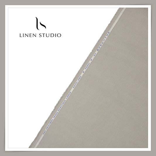 40 Lea Pure Linen Suiting by Burgoyne - Bronco Grey (NEW)