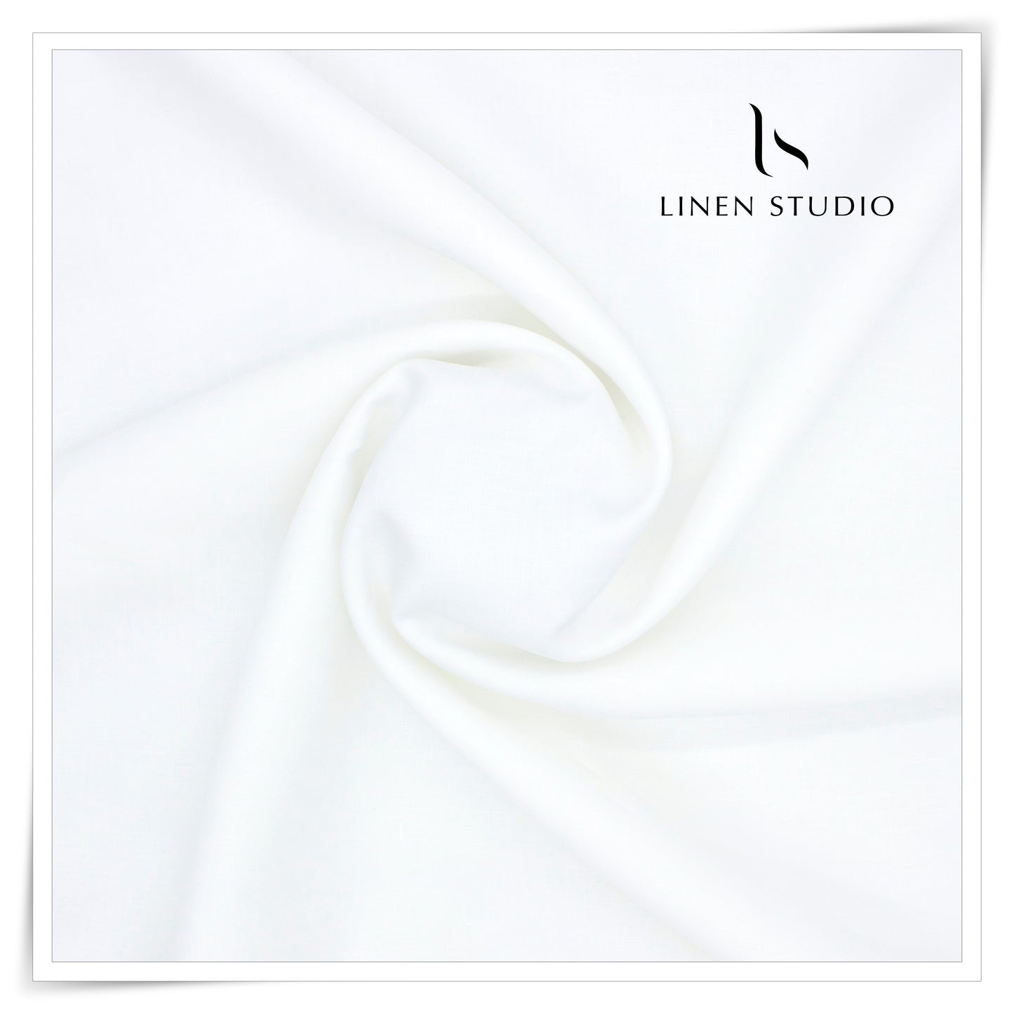 150 Lea x 150 Lea by Burgoyne - White Shirting (Highest Quality Linen) - Linen Studio
