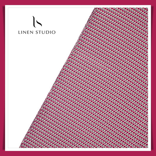 Cotton Blended Shirting by British Micros - Phool (50% SALE)