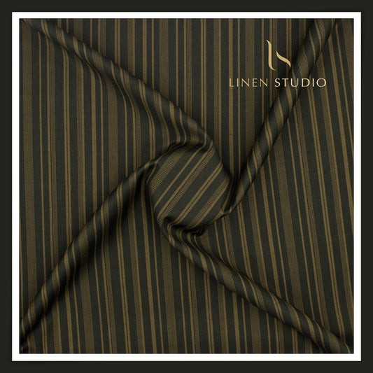 Arvind Tresca Premium Striped Suiting - 03 ( 70% SALE)