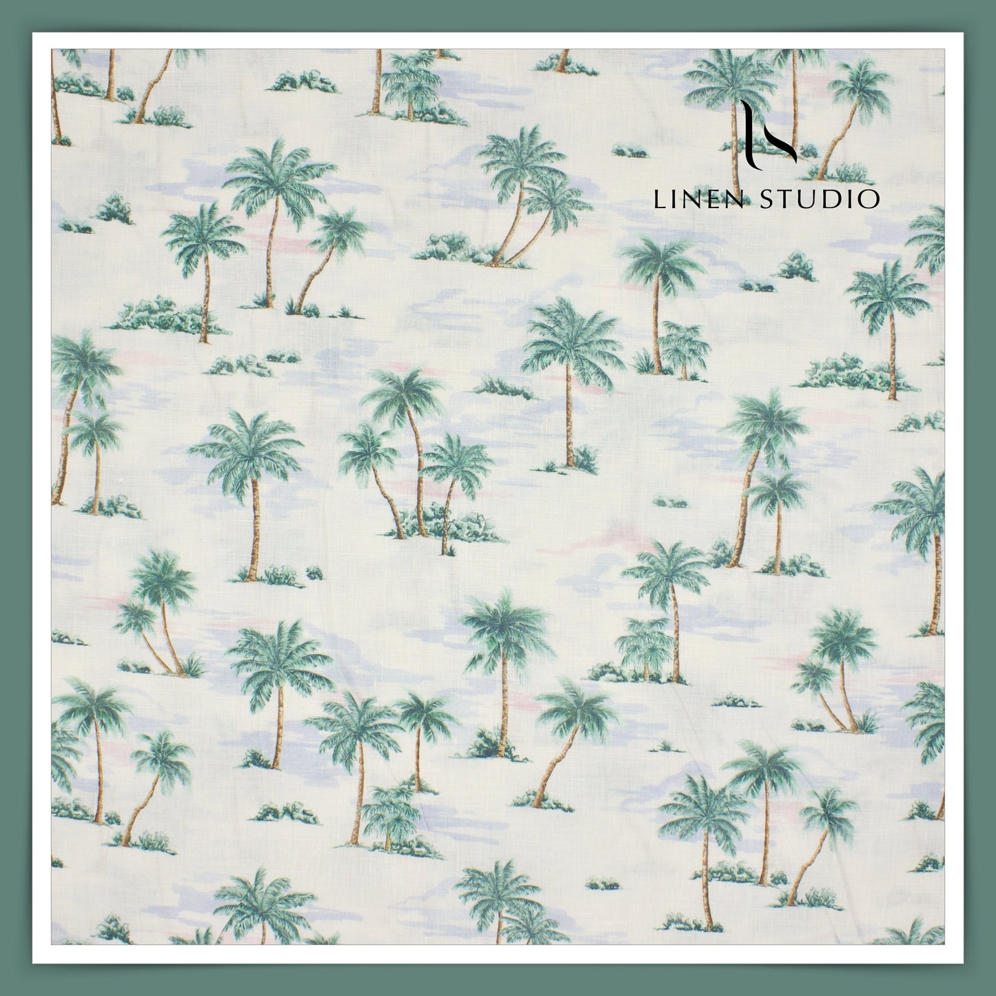 Linen Cotton Digital Printed Shirting W/O SEL - GOA (30% SALE)