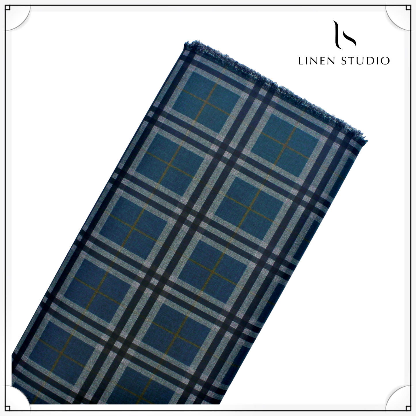 Burberry Check BL/BK - Linen Studio