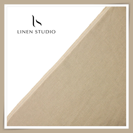 Linen Club 60 Lea Pure Linen Shirting W/O SEL - Natural (45% SALE) (NEW)