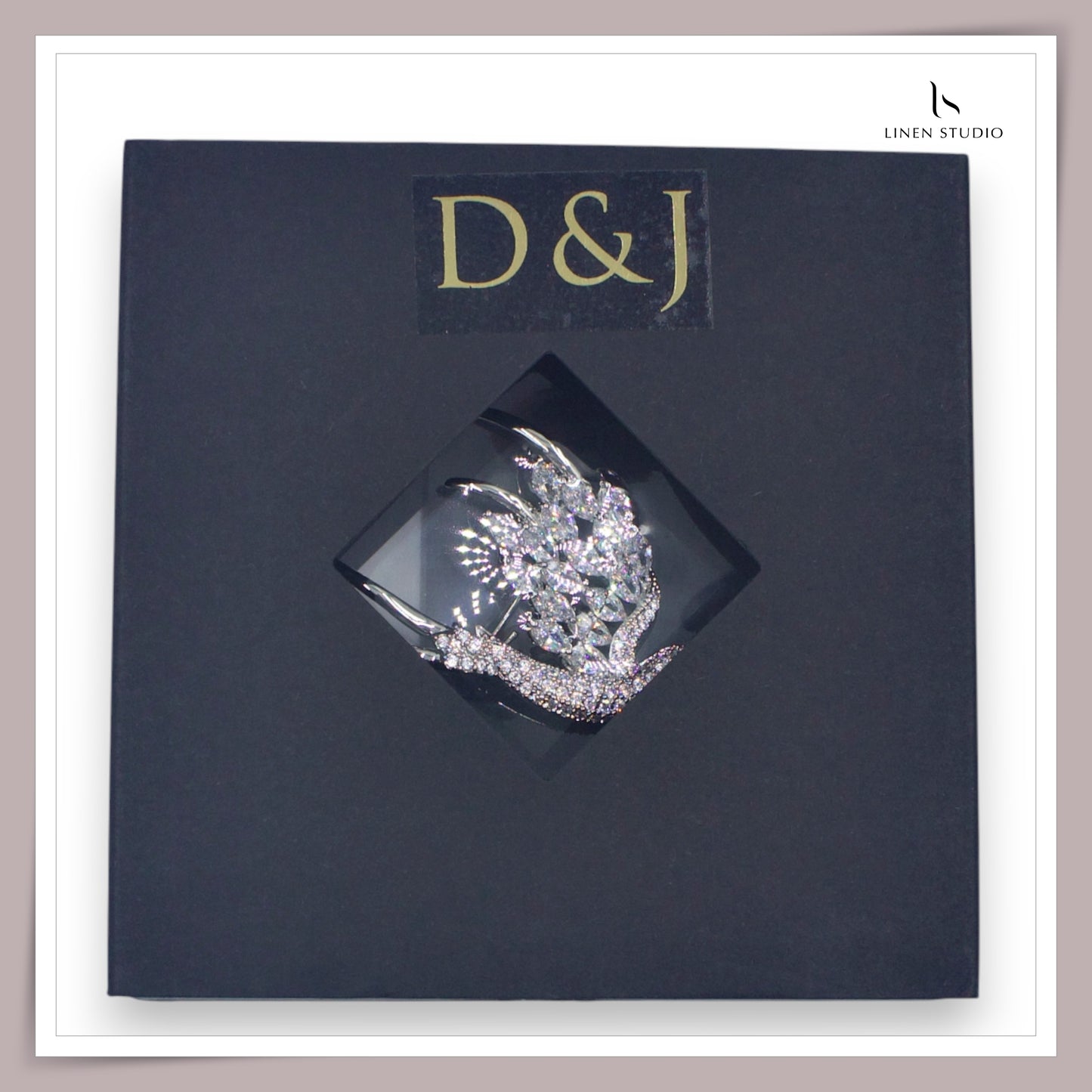 Premium Brooch - Bling Rhinestone Swallow (NEW)