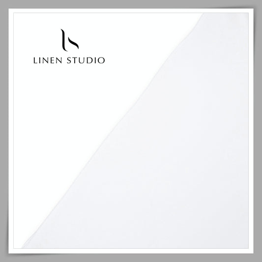 Premium Heavy Lachka Wrinkle Free Suiting by Don & Julio - Pure White (NEW)