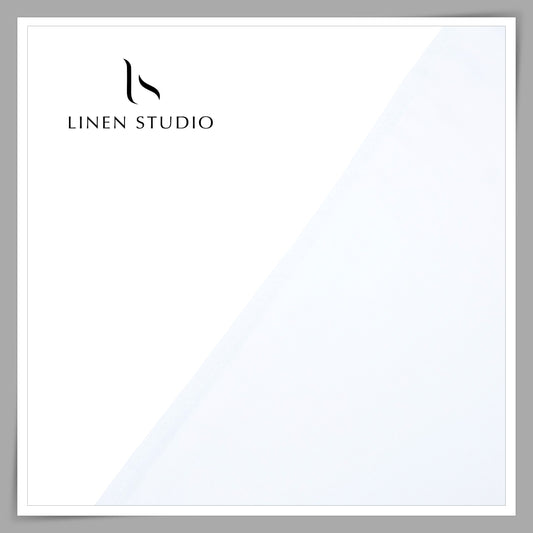 Wrinkle Free Lightweight Lachka Shirting by Don & Julio - Bright White (NEW)