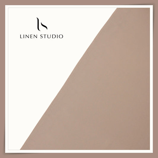 Wrinkle Free Lightweight Lachka Shirting by Don & Julio - Pale Taupe (NEW)