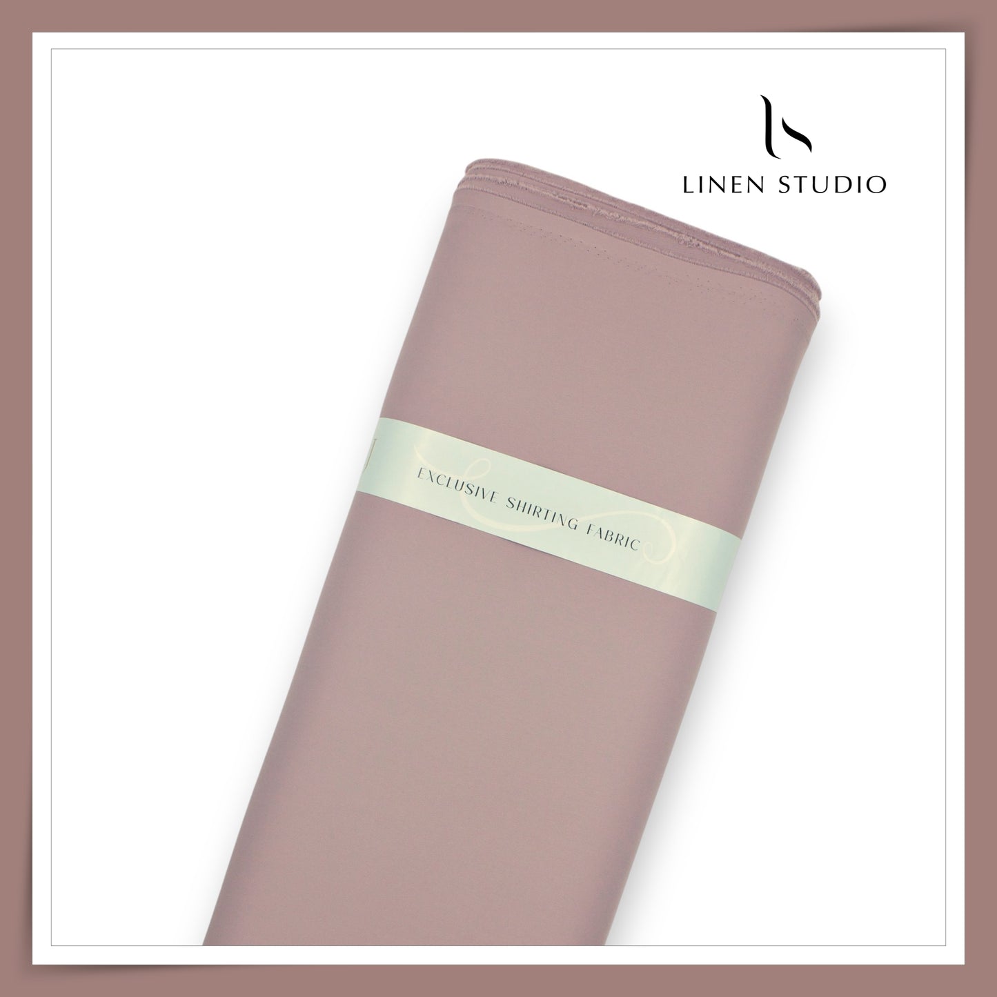 Wrinkle Free Lightweight Lachka Shirting by Don & Julio - Cinereous Pale Rose (NEW)