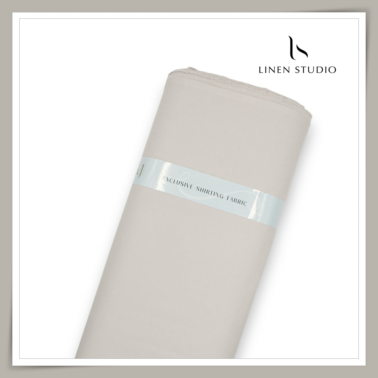 Wrinkle Free Lightweight Lachka Shirting by Don & Julio - Cloud Grey (NEW)