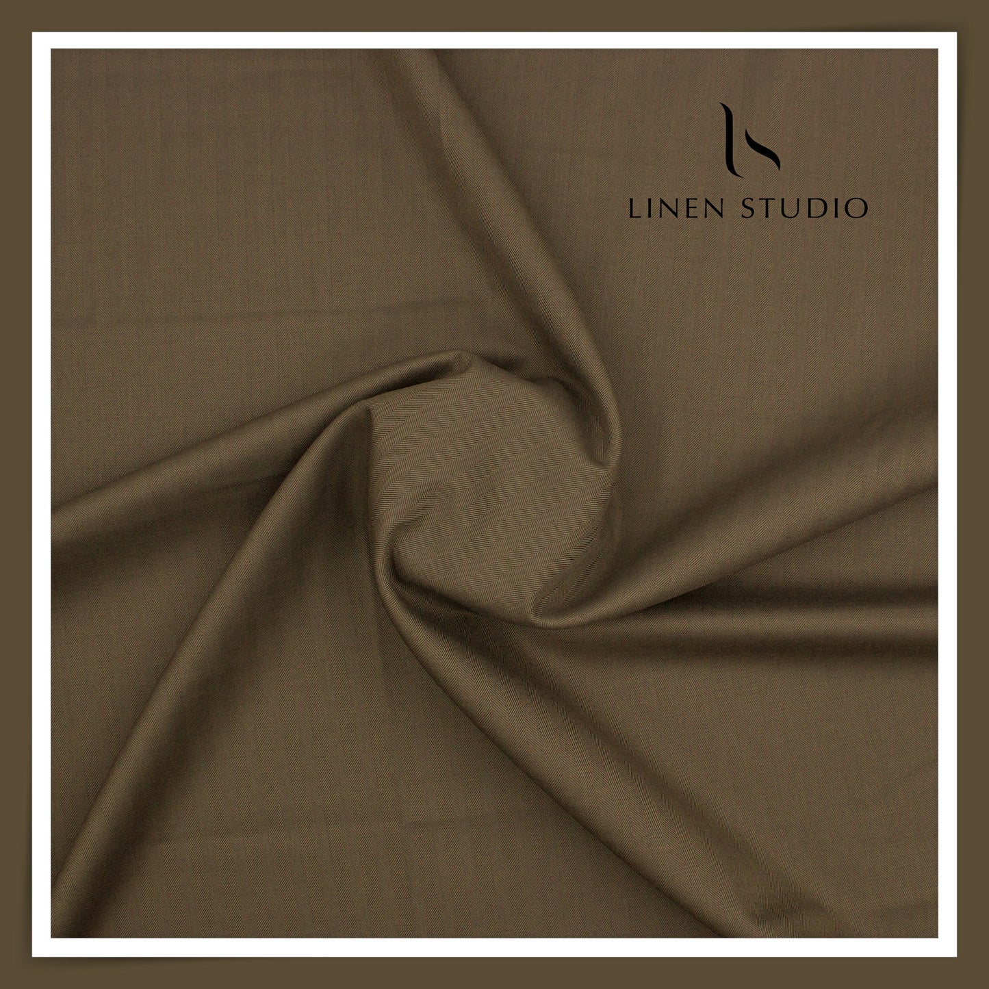 100's Australian Merino Wool Suiting by D&J - Irish Coffee Fancy Stripes (NEW) (Italian Designer Collection)