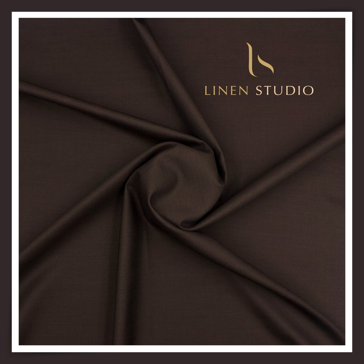 110's Australian Merino Wool STRETCH Suiting by D&J - Birch Brown (NEW) (Italian Designer Collection)
