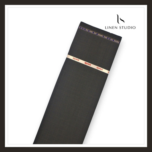 Raymond Expressions 100's Merino Wool Suiting - Pebble Grey Classic Self Checks (NEW) (Last Few Mtrs)