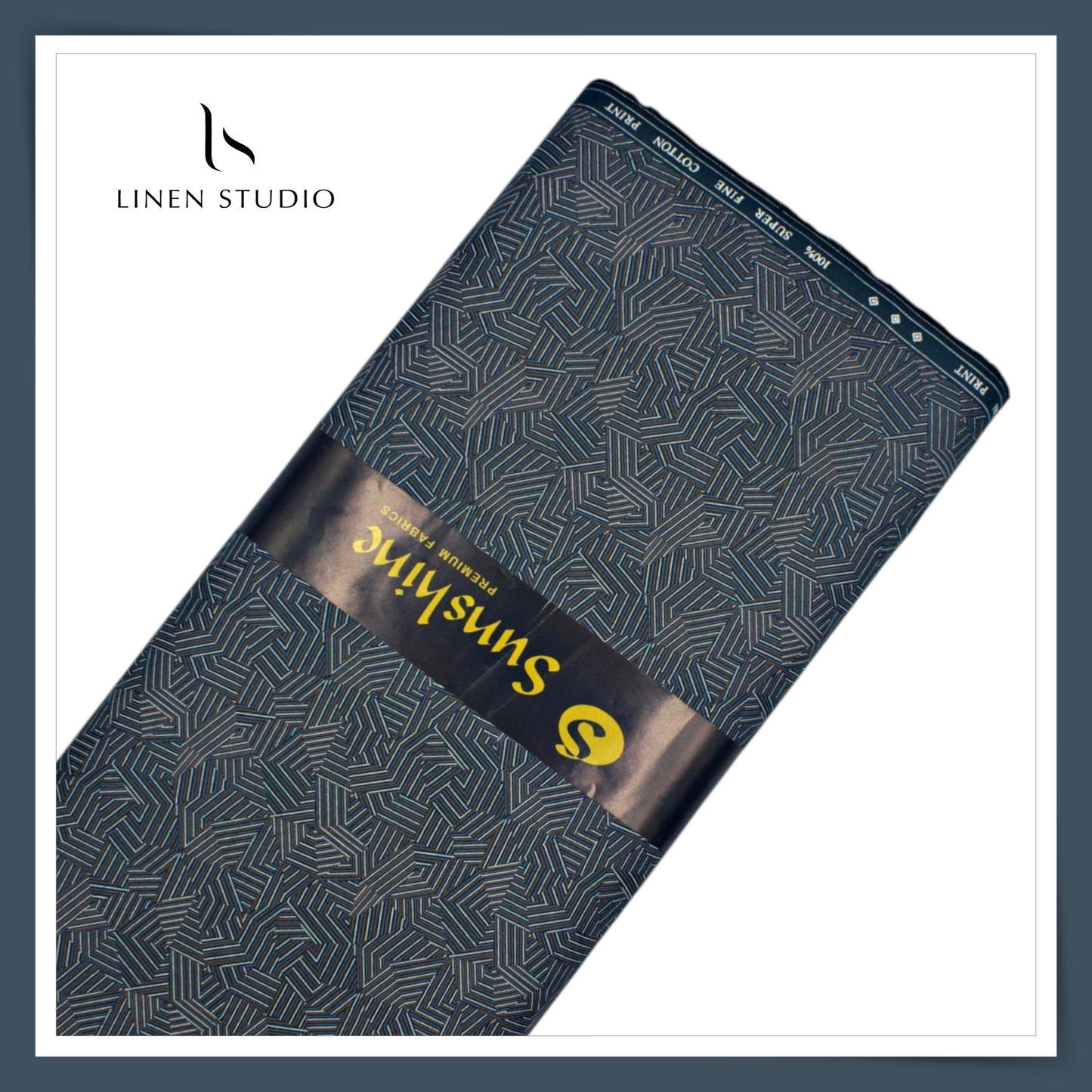 100% Cotton Superfine Printed Shirting - Abstract (50% SALE) (NEW)