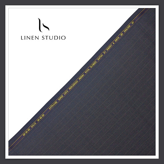 130's Mercerised Merino Wool by Sherry & Smith, England - Dolce Stripes 1 (NEW)