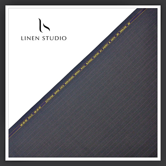 130's Mercerised Merino Wool by Sherry & Smith, England - Dolce Stripes 3 (NEW)