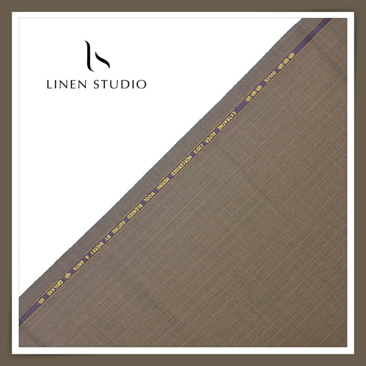 130's Mercerised Merino Wool by Sherry & Smith, England - Dolce Stripes 5 (NEW)