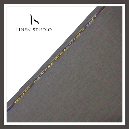 130's Mercerised Merino Wool by Sherry & Smith, England - Dolce Stripes 6 (NEW)