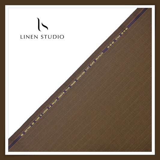 130's Mercerised Merino Wool by Sherry & Smith, England - Dolce Stripes 7 (NEW)