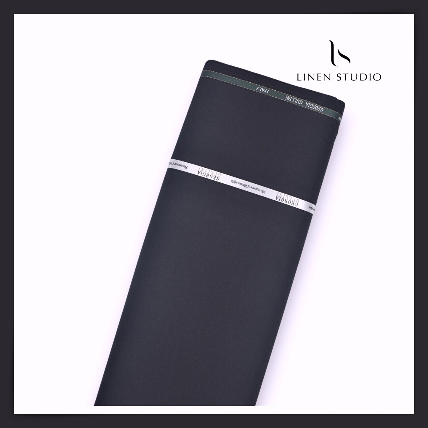 Super 120's Blended Merino Wool Suiting by Georgia Gullini Italy - Baltic Grey (NEW)